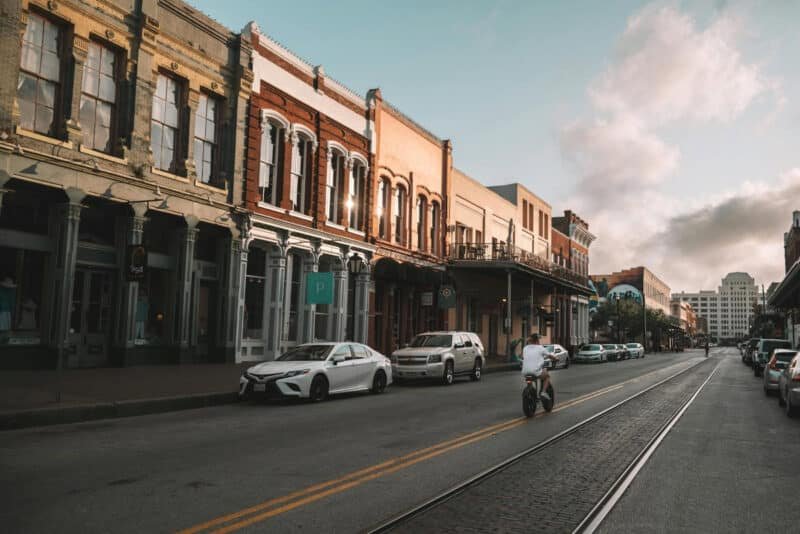 The Strand in Galveston, TX